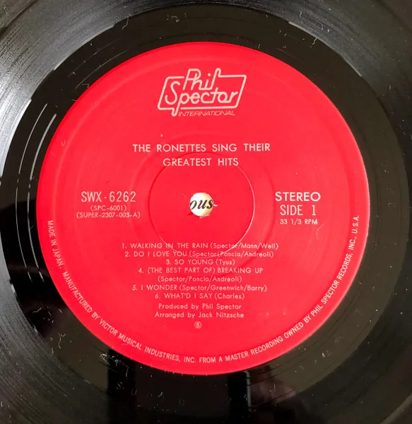 Album cover for The Ronettes Sing Their Greatest Hits! by Ronettes, The