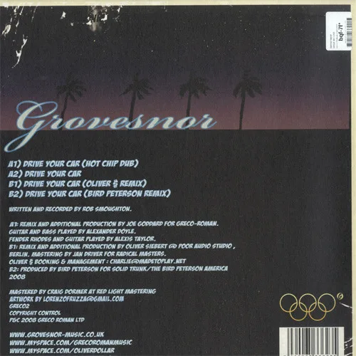 Album cover for Drive Your Car by Grovesnor