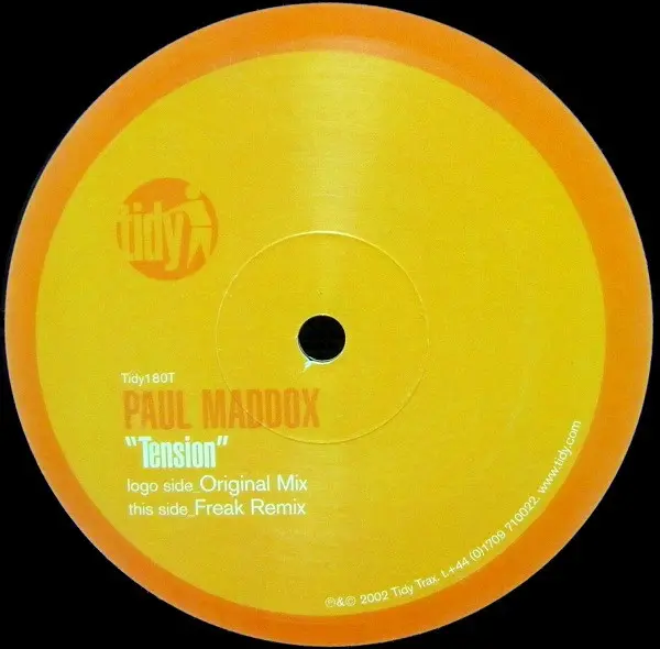 Album cover for Tension by Paul Maddox