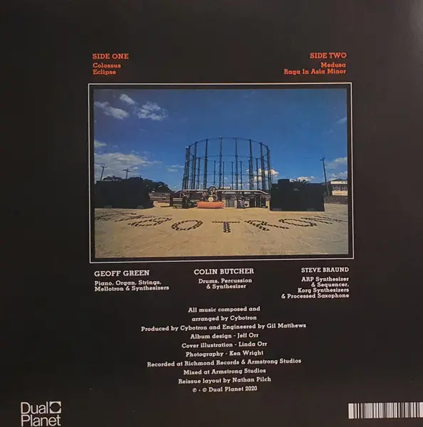 Cybotron (2) - Colossus, Electronic, Rock, Psychedelic Rock, Space Rock, 2020 - Dual Planet, Australia, Vinyl 1x LP, Album, L