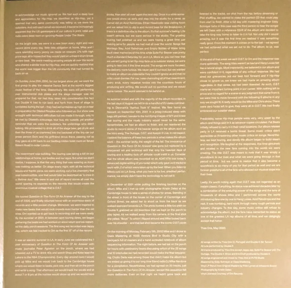 Album cover for O.S.T. by People Under The Stairs