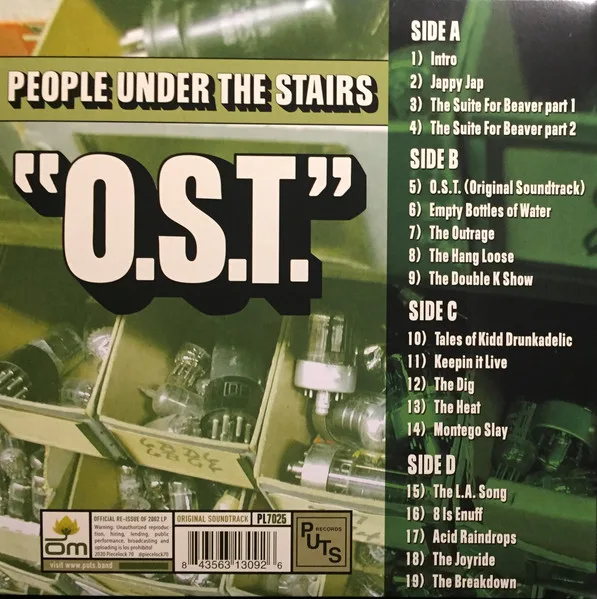 Album cover for O.S.T. by People Under The Stairs