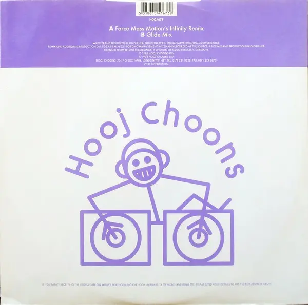 Paragliders - Change Me, Electronic, Progressive Breaks, Progressive Trance, 1998 - Hooj Choons, UK, Vinyl 1x 12", 33 ⅓ RPM, 