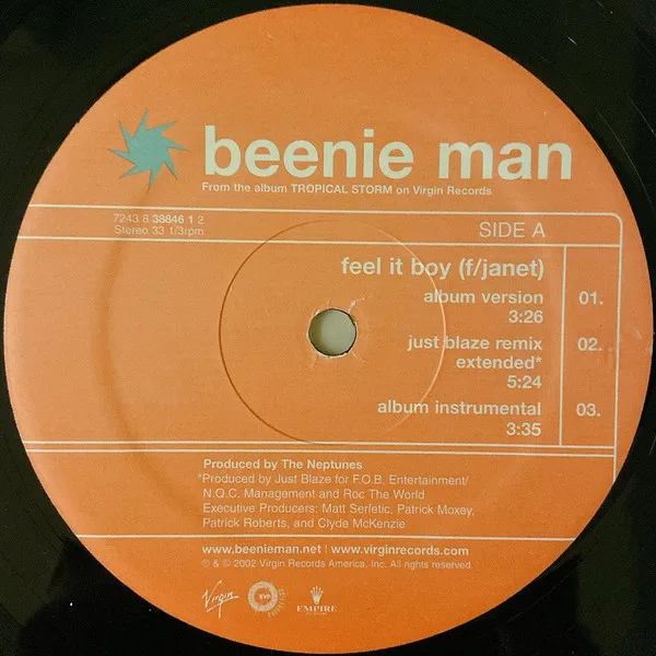 Album cover for Feel It Boy by Beenie Man Feat. Janet Jackson