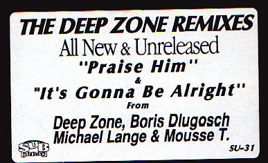 Deep Zone Featuring Ceybil Jefferies - Praise Him (Lift Your Hands Up) / It's Gonna Be Alright (The Deep Zone Remixes), Elect