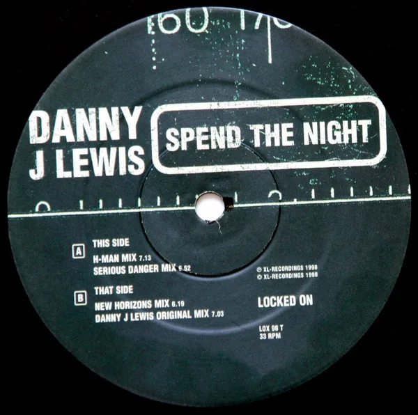 Album cover for Spend The Night by Danny J Lewis