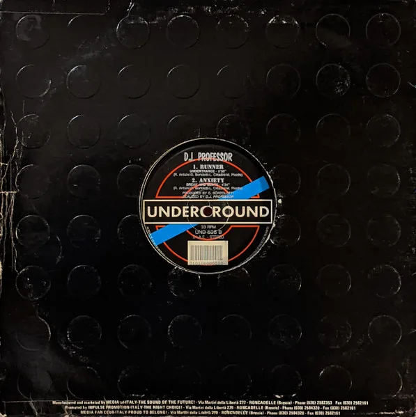 Album cover for Runner / Anxiety by DJ Professor