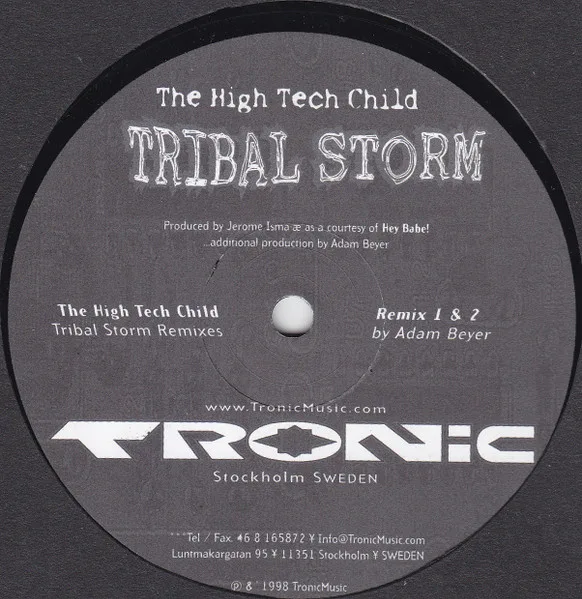 Album cover for Tribal Storm Remixes by High Tech Child, The