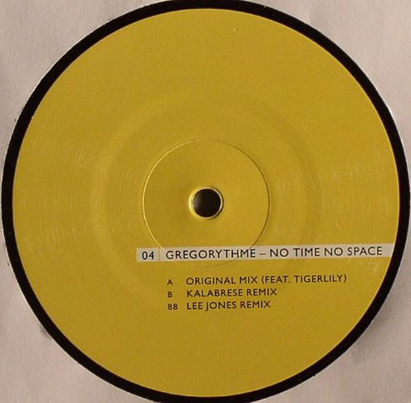 Gregorythme - No Time No Space, Electronic, Deep House, Tech House, 2011 - Cityfox Ltd., Switzerland, Vinyl 1x 12", 33 ⅓ RPM