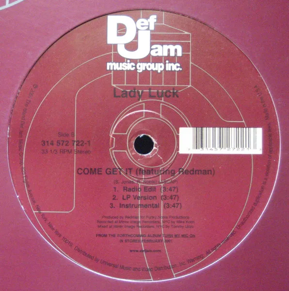 Album cover for Rush by Lady Luck