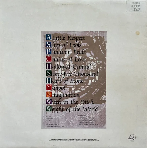 Album cover for The Innocents by Erasure