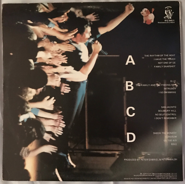 Peter Gabriel - Plays Live, Rock, Pop Rock, 1983 - Charisma, Australia & New Zealand, Vinyl 2x LP, Album