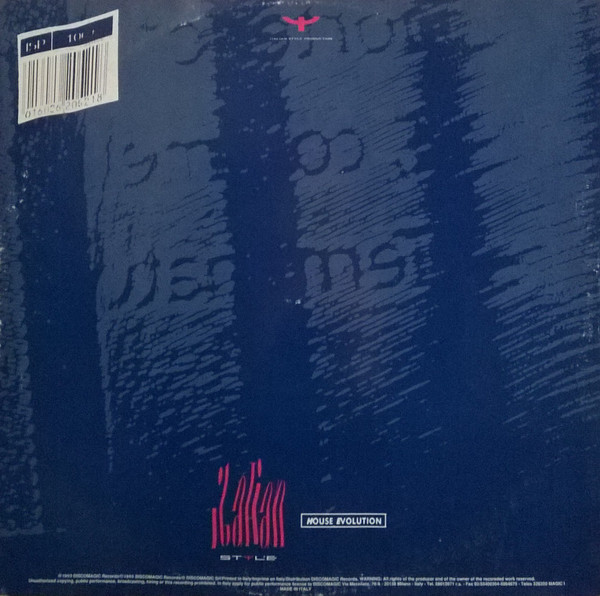 Synthesis - Time Is Right, Electronic, Euro House, Italodance, 1993 - Italian Style Production, Italy, Vinyl 1x 12", 45 RPM, 