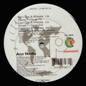 Ann Nesby - Can I Get A Witness, Electronic, Downtempo, Garage House, 1996 - Perspective Records, US, Vinyl 1x 12", 33 ⅓ RPM