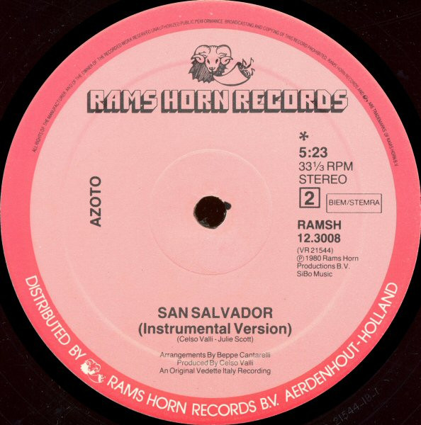 Album cover for San Salvador by Azoto