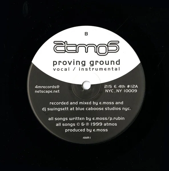 Album cover for Watch The Skies / Proving Ground by Atmos (2)