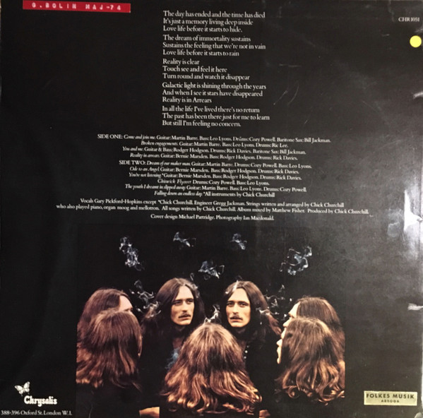 Chick Churchill - You & Me, Blues, Rock, Blues Rock, Prog Rock, 1973 - Chrysalis, UK, Vinyl 1x LP, Album