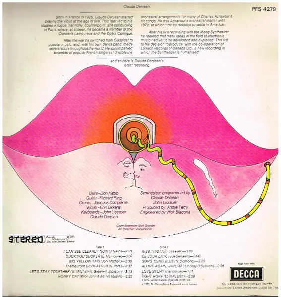 Claude Denjean - Open Circuit, Electronic, Funk / Soul, Jazz, Easy Listening, Jazz-Funk, Lounge, Space-Age, 1973 - Decca, New