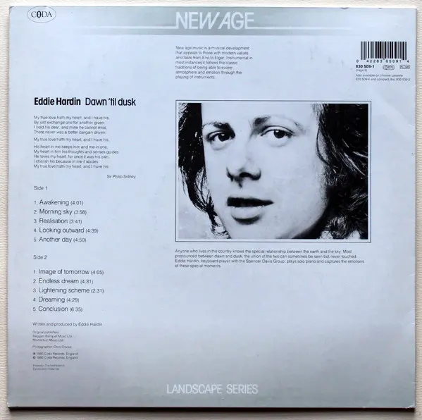 Album cover for Dawn 'Til Dusk by Eddie Hardin