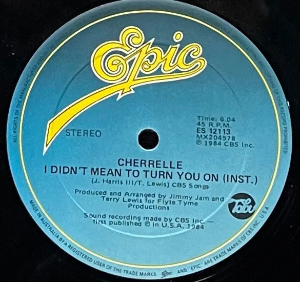 Album cover for I Didn't Mean To Turn You On by Cherrelle