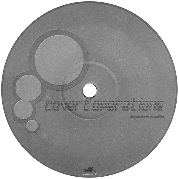 Pariah - Resilience / Shadow World, Electronic, Drum n Bass, 2002 - Covert Operations Recordings, UK, Vinyl 1x 12"