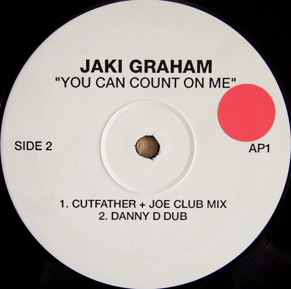 Jaki Graham - You Can Count On Me, Electronic, Downtempo, House, 1995 - Avex UK, UK, Vinyl 1x 12", 33 ⅓ RPM, Promo