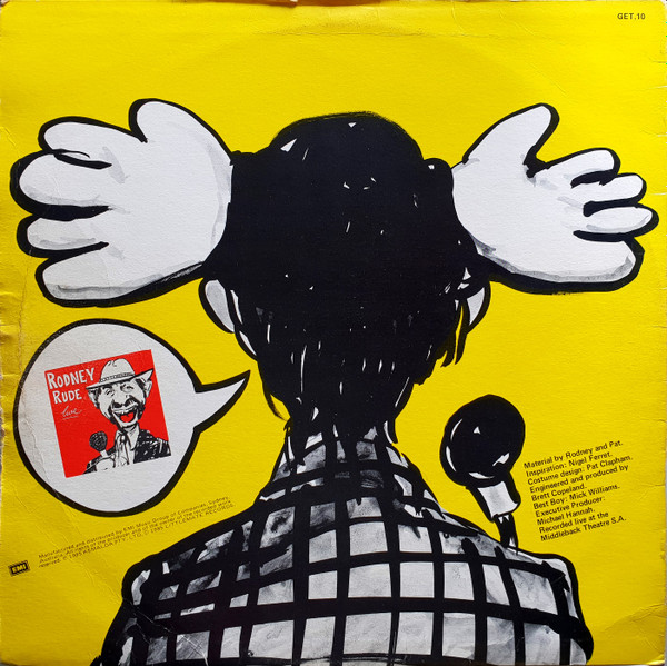 Rodney Rude - I Got More, Non-Music, Comedy, 1985 - EMI, Australia, Vinyl 1x LP, Album