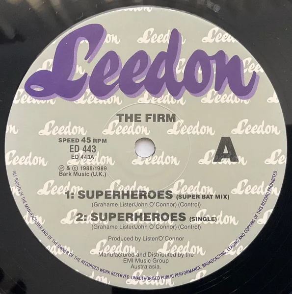 Album cover for Superheroes by Firm, The