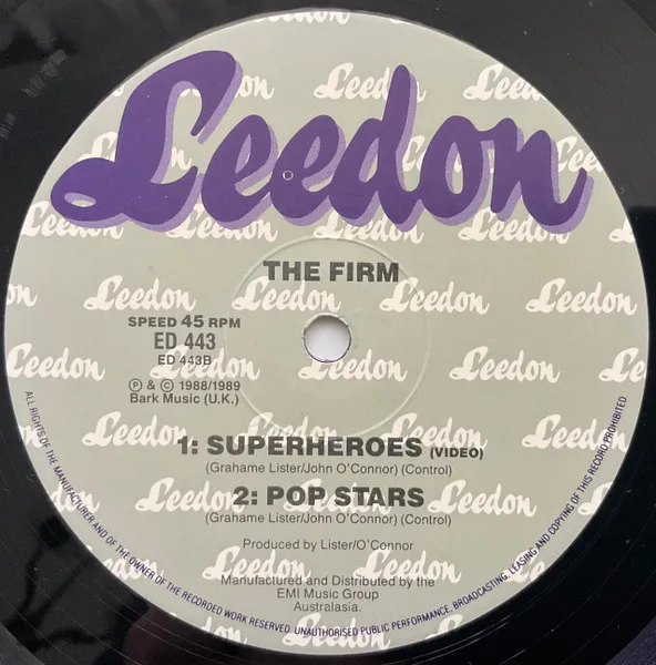 Album cover for Superheroes by Firm, The