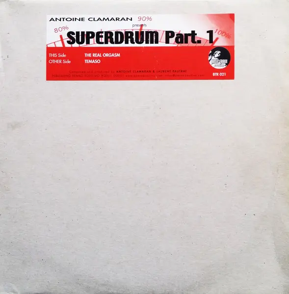 Antoine Clamaran - Superdrum Part. 1, Electronic, House, 2001 - Basic Traxx Recordings, France, Vinyl 1x 12"
