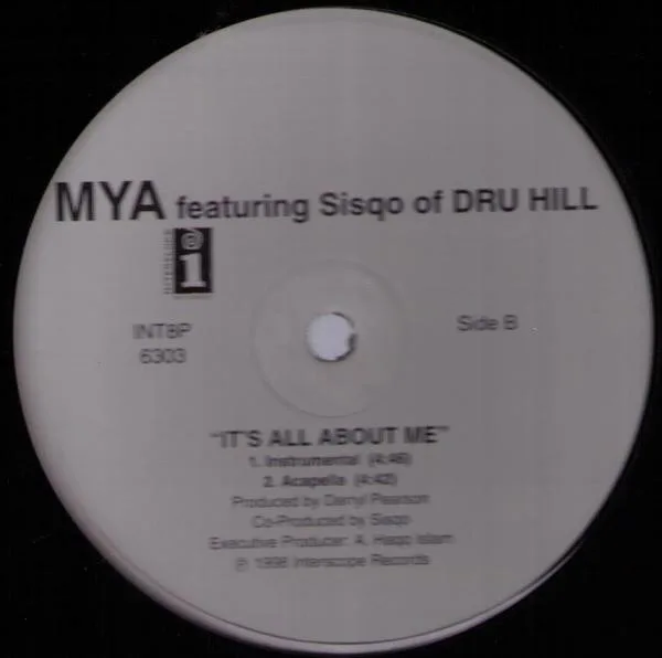 Album cover for It's All About Me by Mya Featuring Sisqo