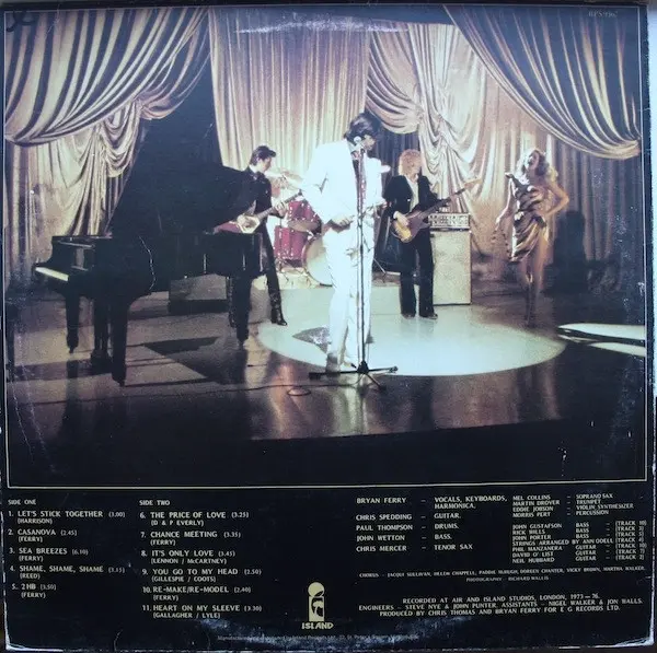 Bryan Ferry - Let's Stick Together, Rock, Glam, 1976 - Atlantic, US, Vinyl 1x LP, Album Monarch Pressing