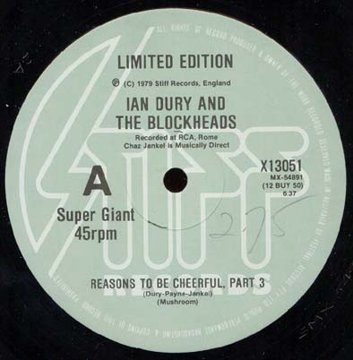 Reasons To Be Cheerful, Part 3