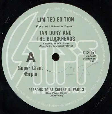 Reasons To Be Cheerful, Part 3