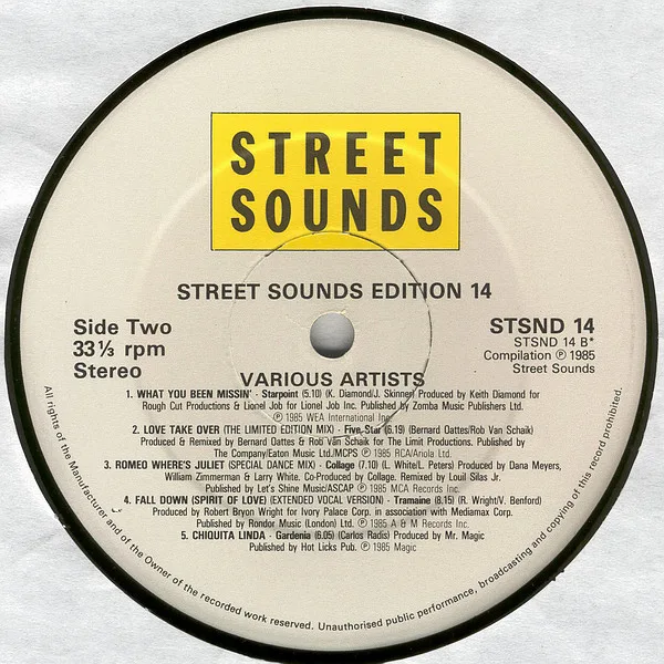 Album cover for Street Sounds Edition 14 by Various