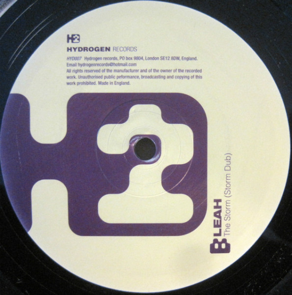 Leah Rasmussen - The Storm, Electronic, Progressive House, 2002 - Hydrogen Records, UK, Vinyl 1x 12"