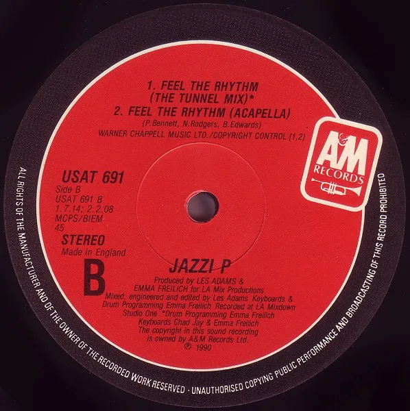 Album cover for Feel The Rhythm by Jazzi P