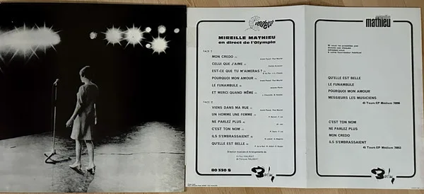 Album cover for En Direct De L'Olympia by Mireille Mathieu