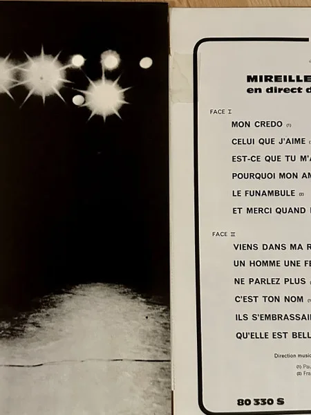 Album cover for En Direct De L'Olympia by Mireille Mathieu