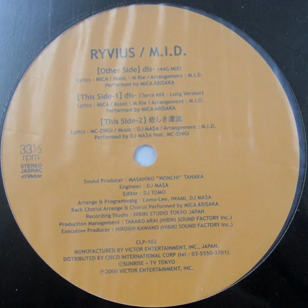 Album cover for Ryvius by M.I.D. (3)