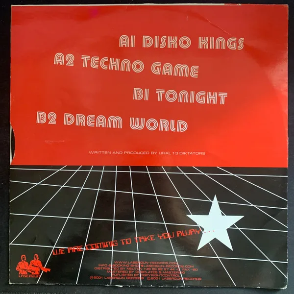 Album cover for Disko Kings by Ural 13 Diktators