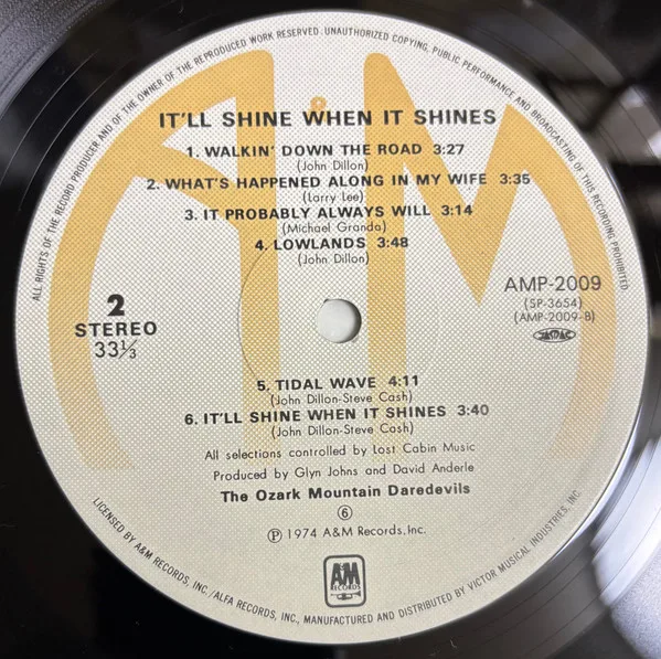 Album cover for It'll Shine When It Shines by Ozark Mountain Daredevils, The