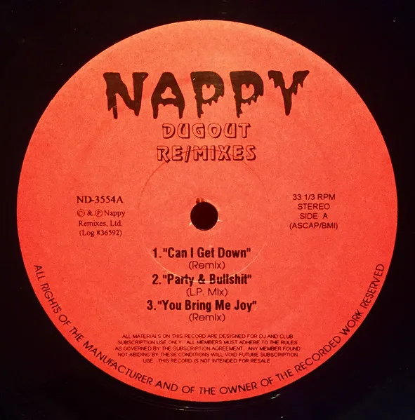 Album cover for Nappy Dugout Re/Mixes by Various