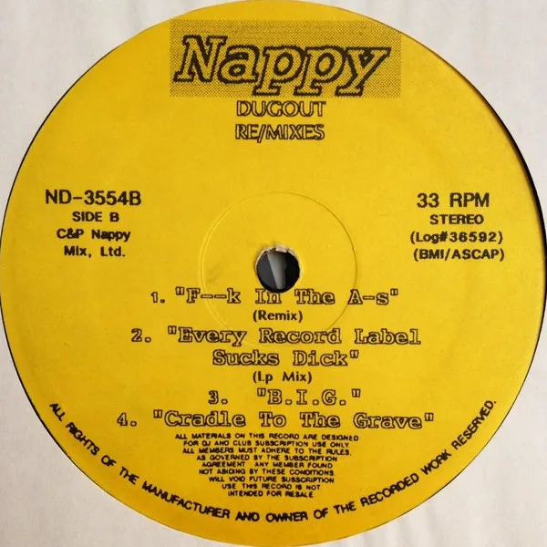 Album cover for Nappy Dugout Re/Mixes by Various