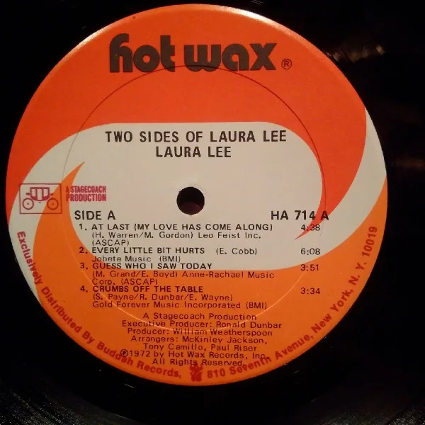 Album cover for Two Sides Of Laura Lee by Laura Lee