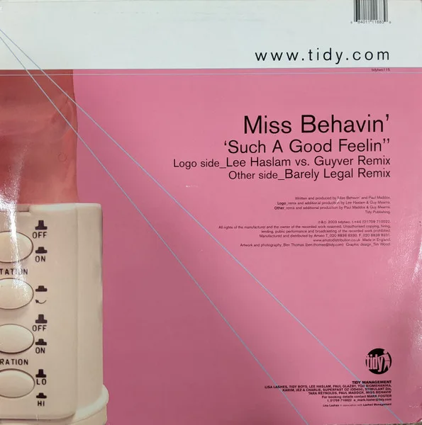 Album cover for Such A Good Feelin' by Miss Behavin'