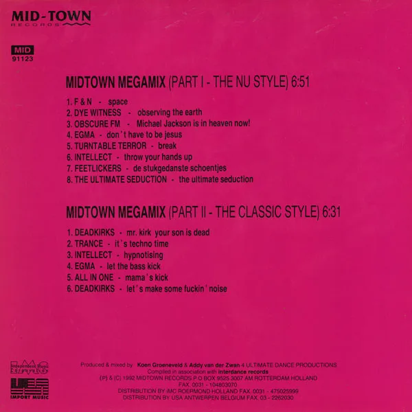 Album cover for Megamix by Various