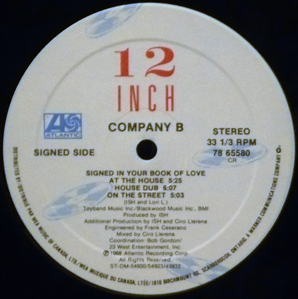 Signed In Your Book Of Love / Sticky Fingers