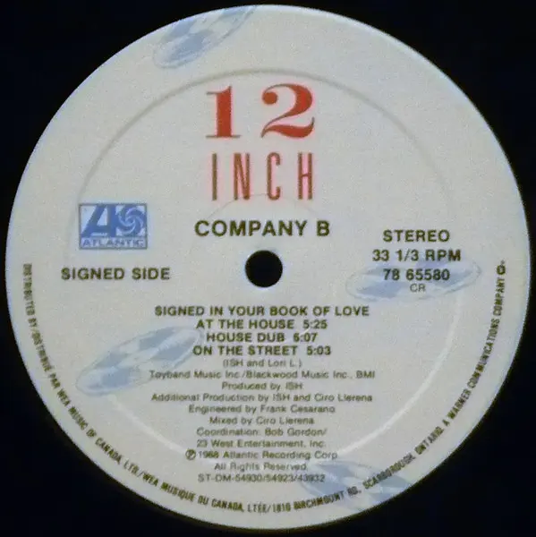 Signed In Your Book Of Love / Sticky Fingers