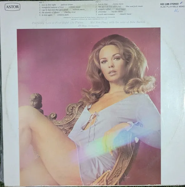 Album cover for Love At First Sight (Je T'aime... Moi Non Plus) by 101 Strings